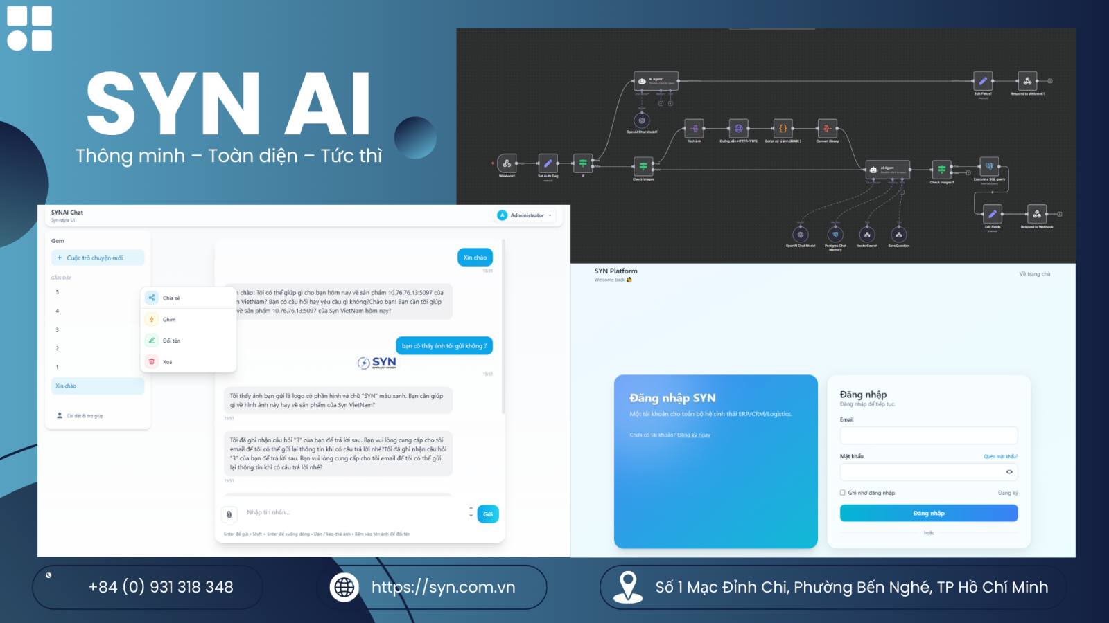 AI Chatbot tự động phân tích và trả lời tư vấn dịch vụ